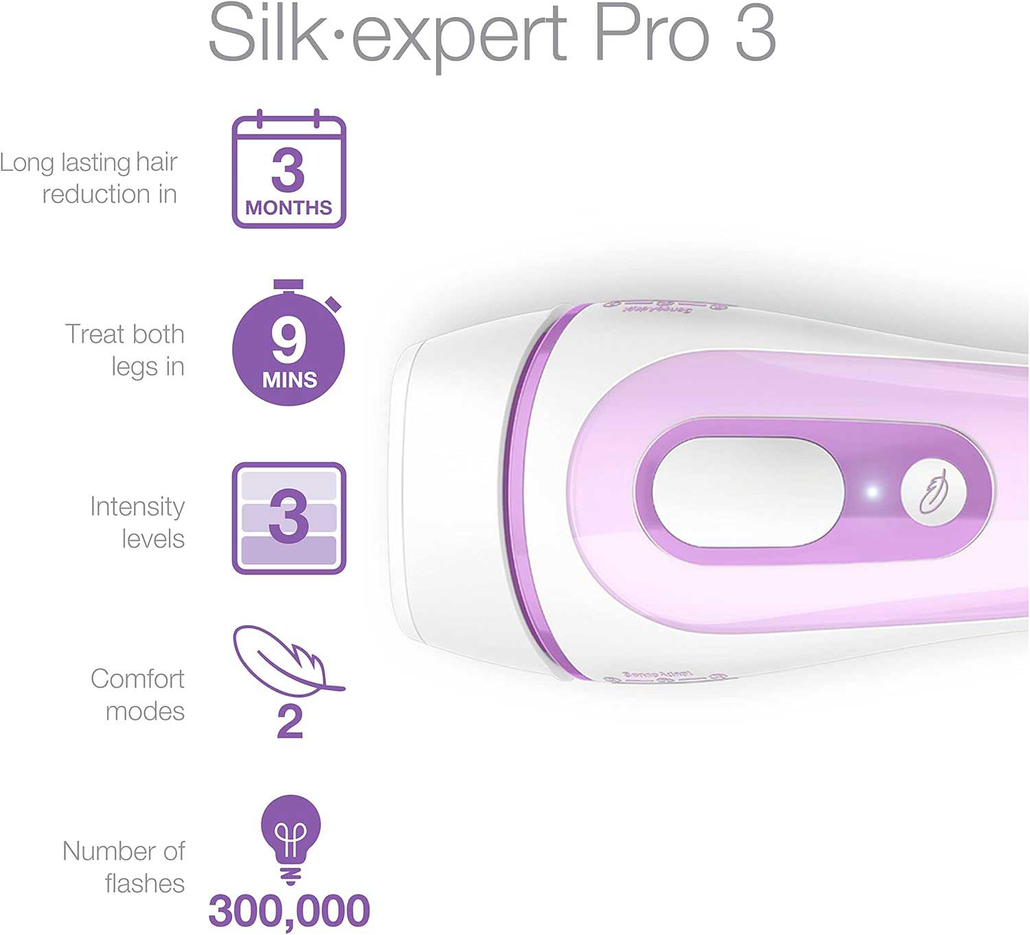 براون سيلك اكسبيرت برو 3 جهاز ليزر لازالة الشعر